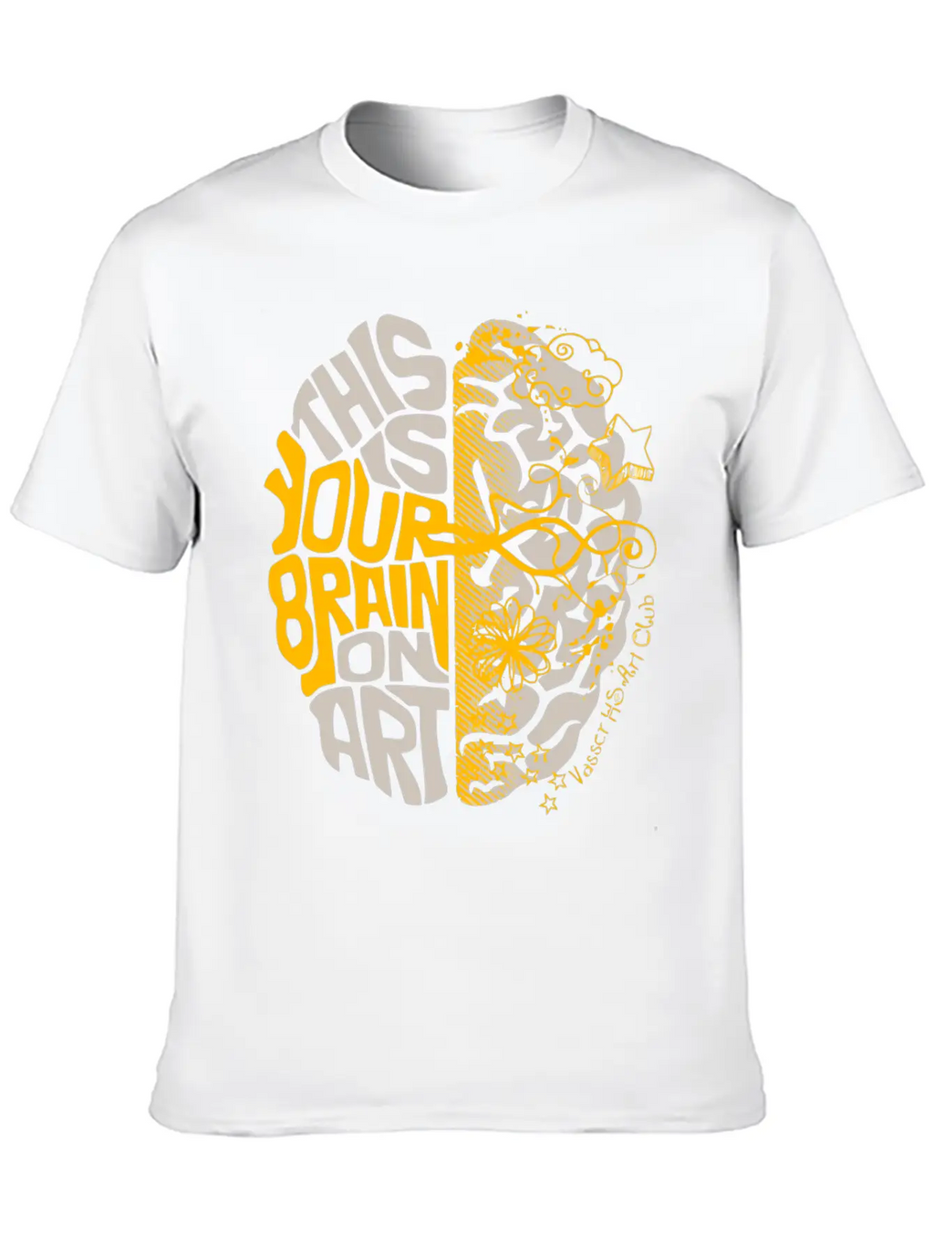 Vasser HS Art Club Stylish Everyday T-Shirt – Unisex Basic Cotton Tee