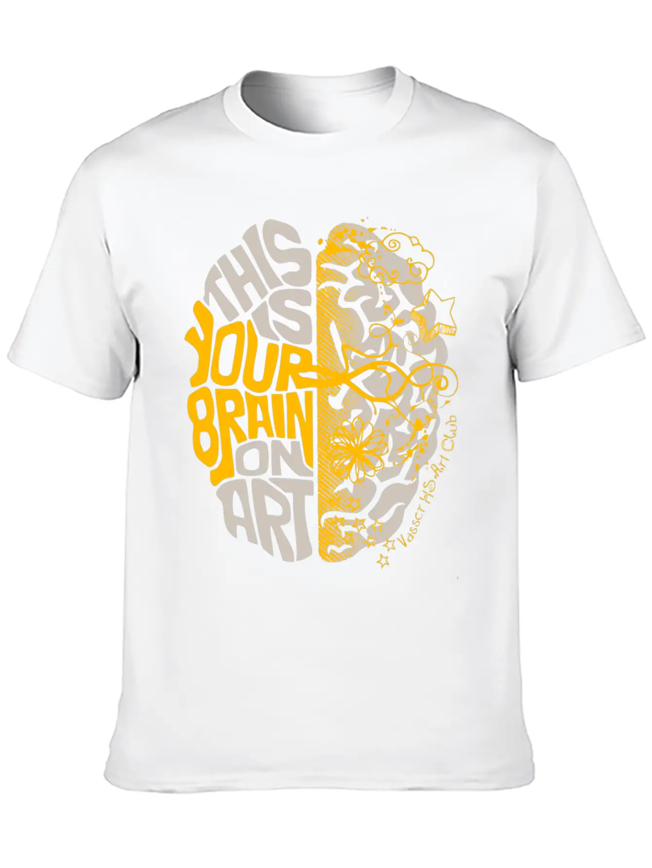Vasser HS Art Club Stylish Everyday T-Shirt – Unisex Basic Cotton Tee