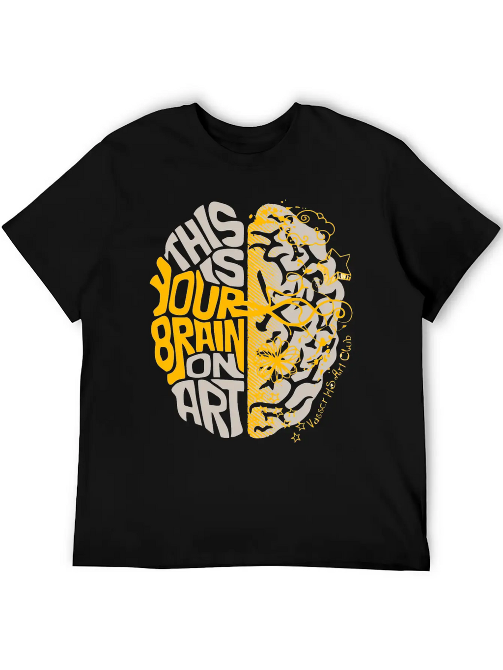 Vasser HS Art Club Stylish Everyday T-Shirt – Unisex Basic Cotton Tee