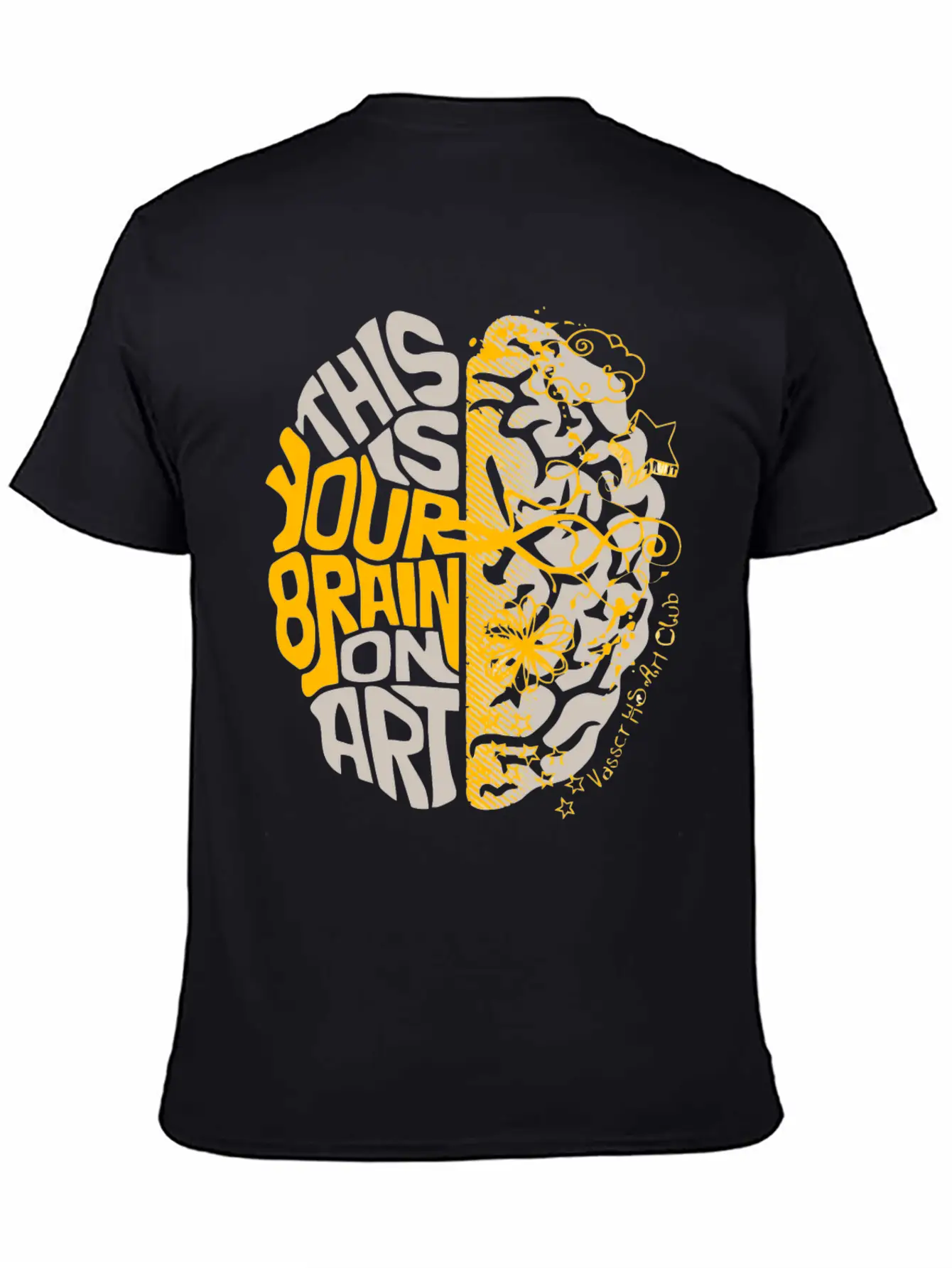 Vasser HS Art Club Stylish Everyday T-Shirt – Unisex Basic Cotton Tee