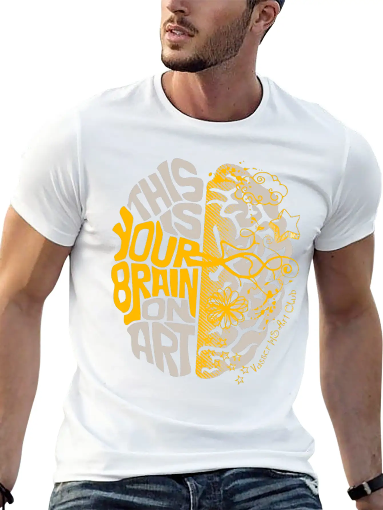 Vasser HS Art Club Stylish Everyday T-Shirt – Unisex Basic Cotton Tee