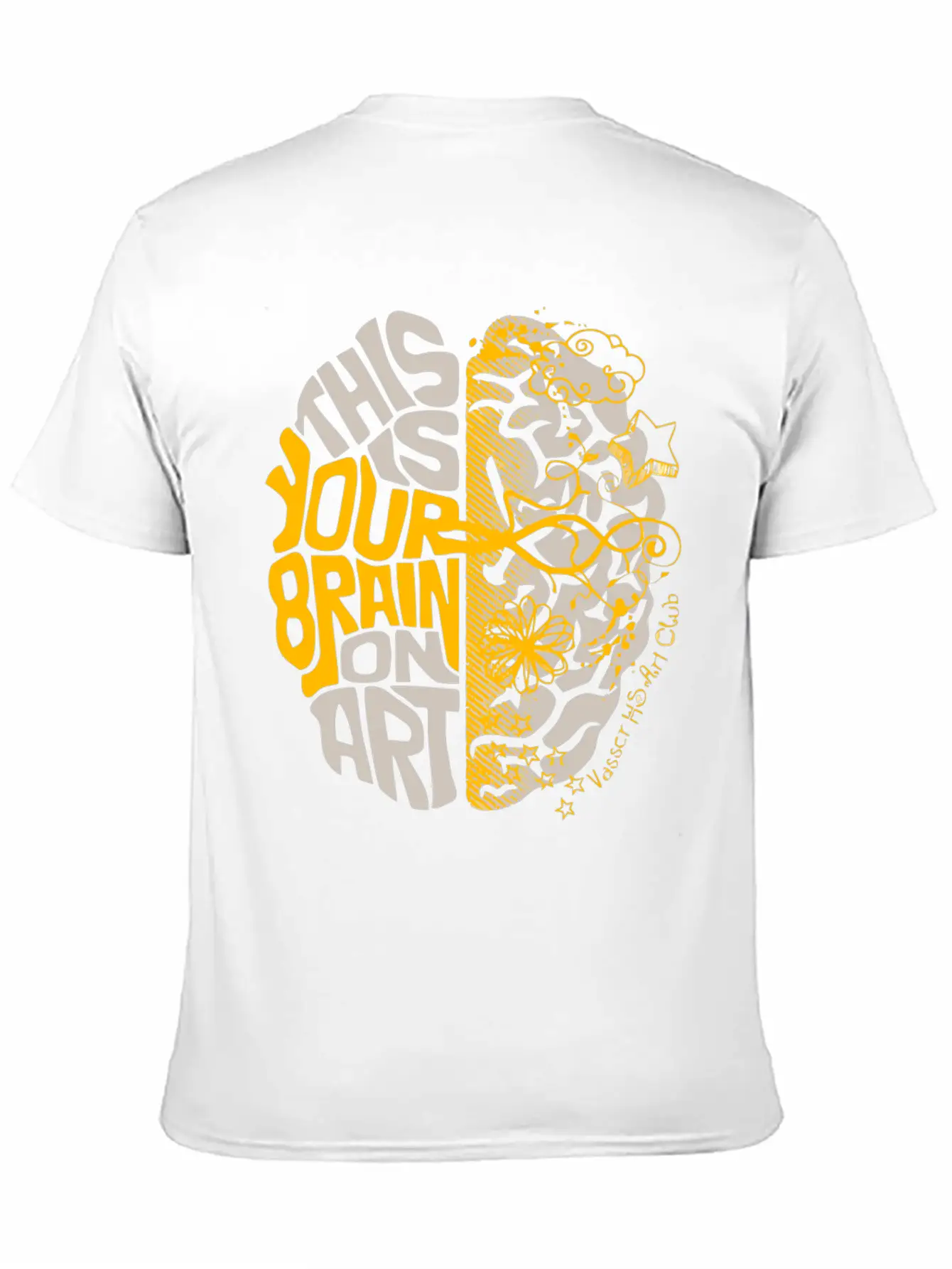 Vasser HS Art Club Stylish Everyday T-Shirt – Unisex Basic Cotton Tee