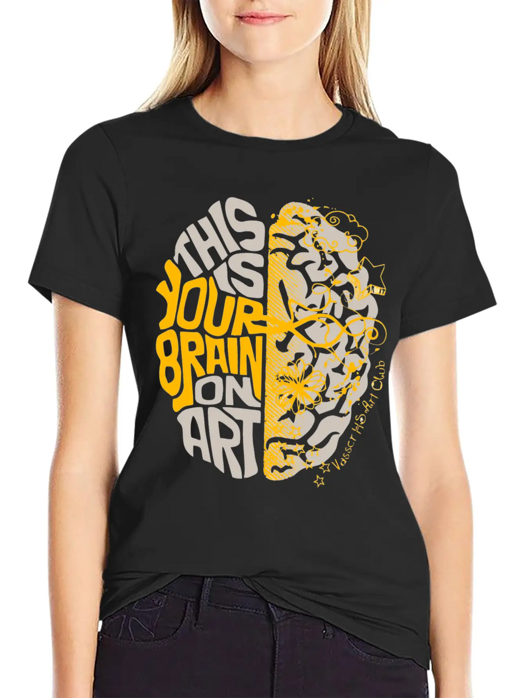 Vasser HS Art Club Stylish Everyday T-Shirt – Unisex Basic Cotton Tee