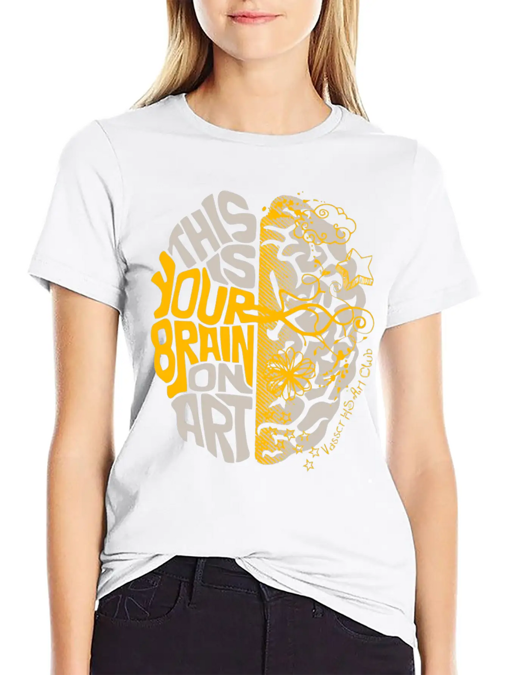 Vasser HS Art Club Stylish Everyday T-Shirt – Unisex Basic Cotton Tee