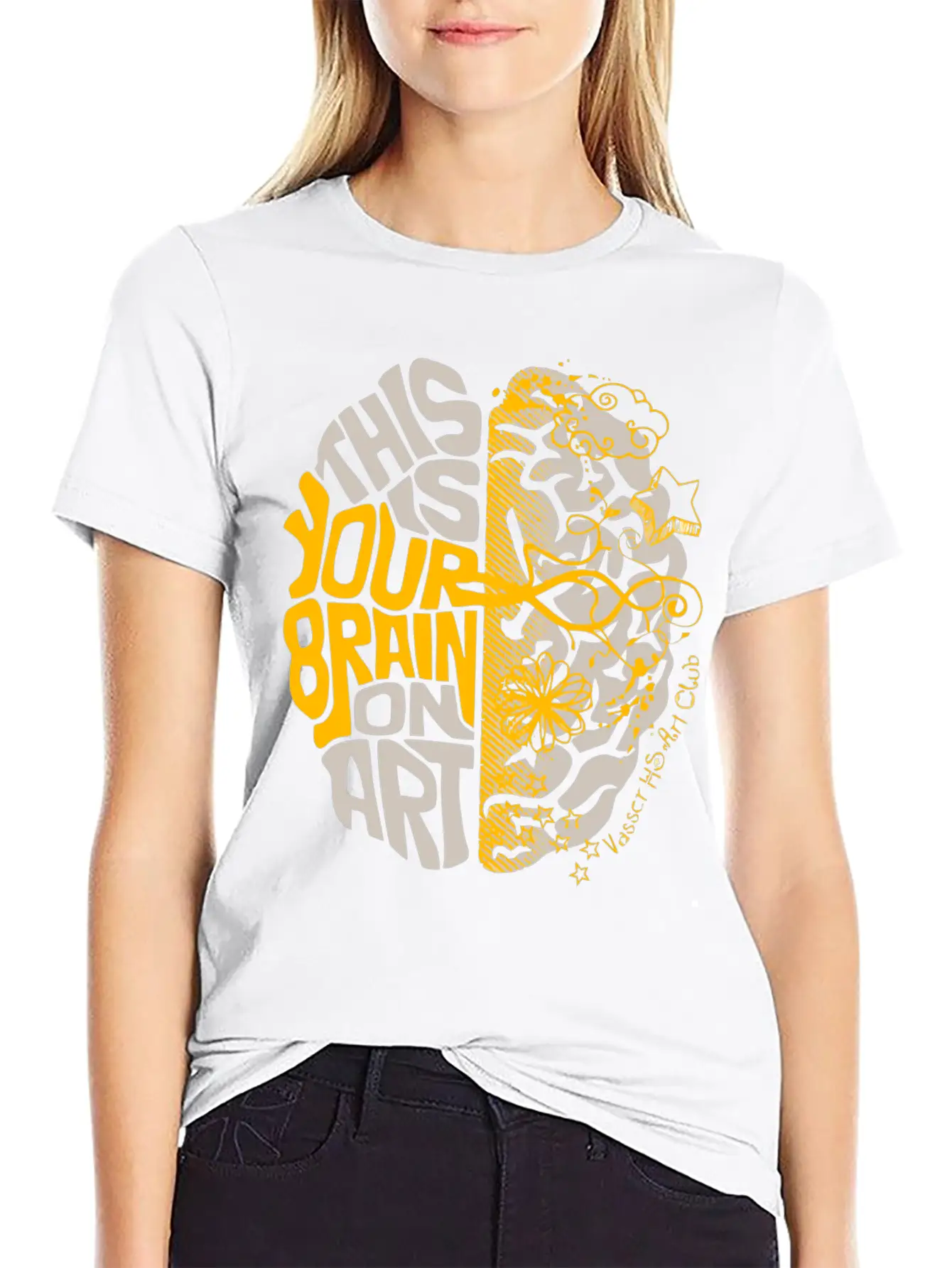 Vasser HS Art Club Stylish Everyday T-Shirt – Unisex Basic Cotton Tee