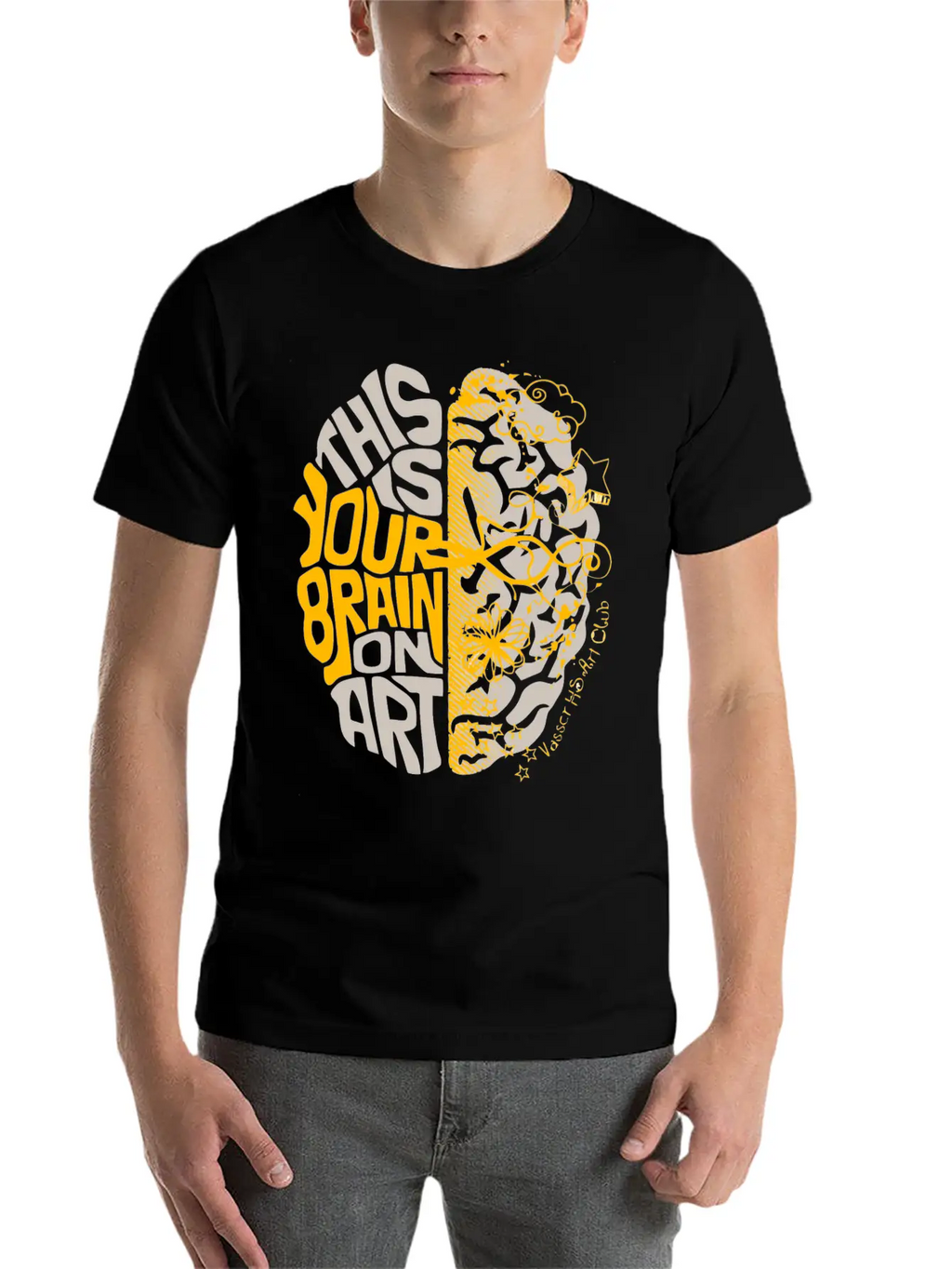 Vasser HS Art Club Stylish Everyday T-Shirt – Unisex Basic Cotton Tee