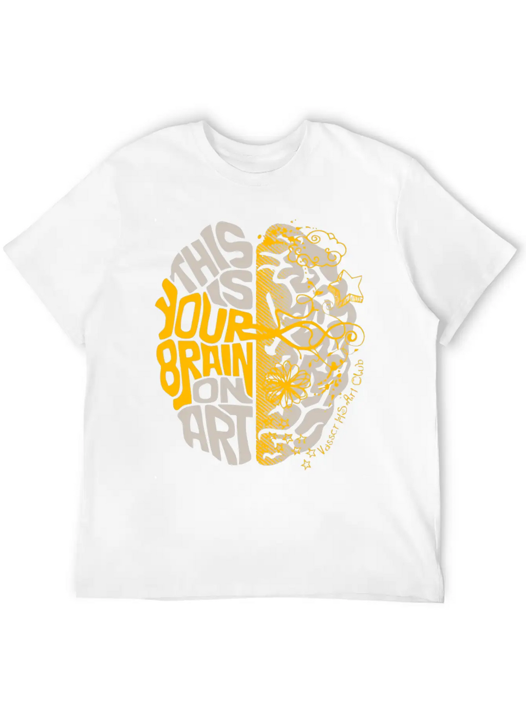 Vasser HS Art Club Stylish Everyday T-Shirt – Unisex Basic Cotton Tee