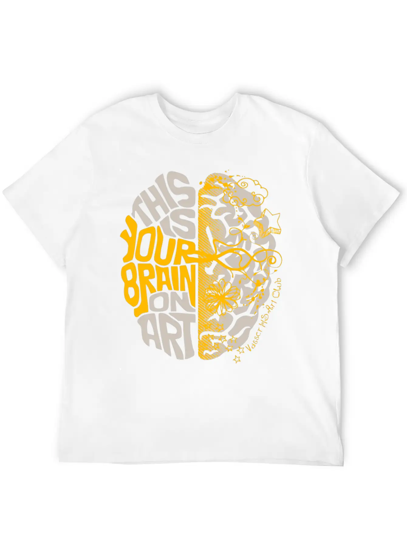 Vasser HS Art Club Stylish Everyday T-Shirt – Unisex Basic Cotton Tee