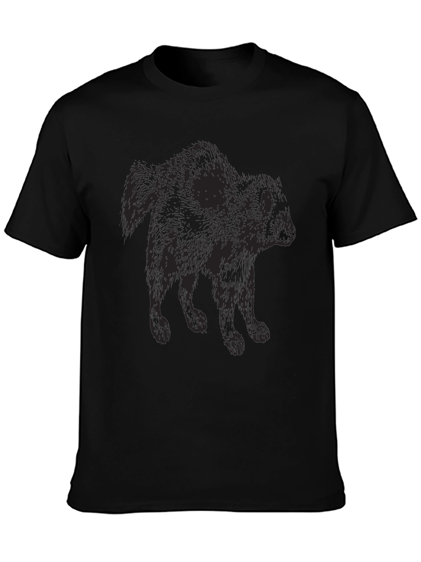 Black Bear Graphic T-Shirt - Mens Casual Tee