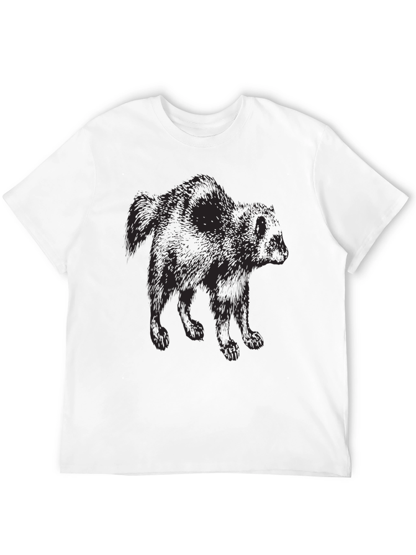 Black Bear Graphic T-Shirt - Mens Casual Tee
