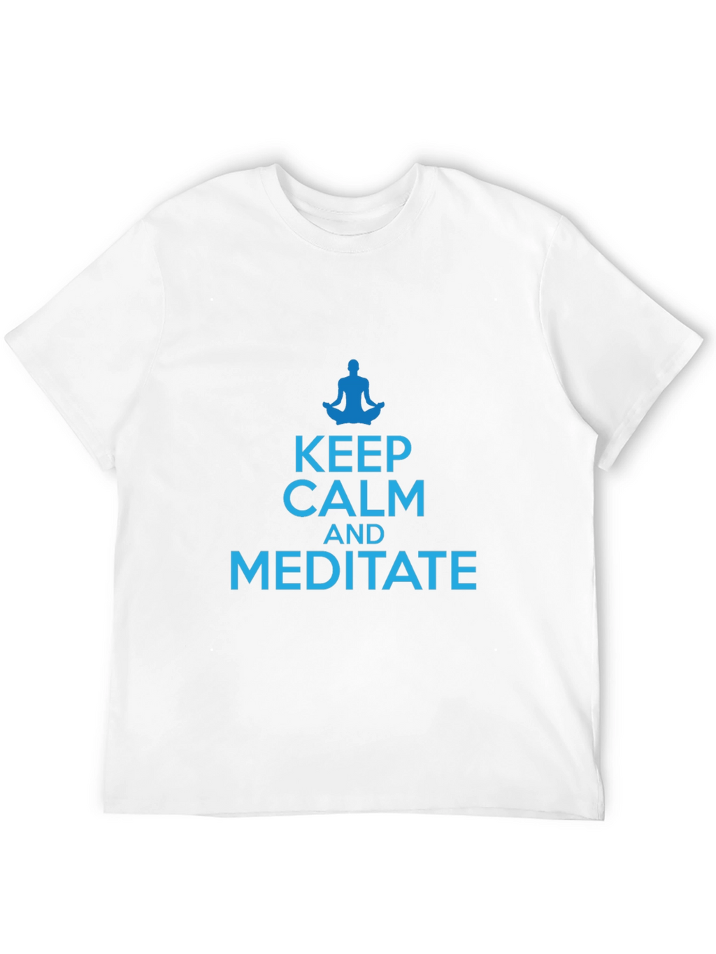 Keep Calm and Meditate Black T-Shirt