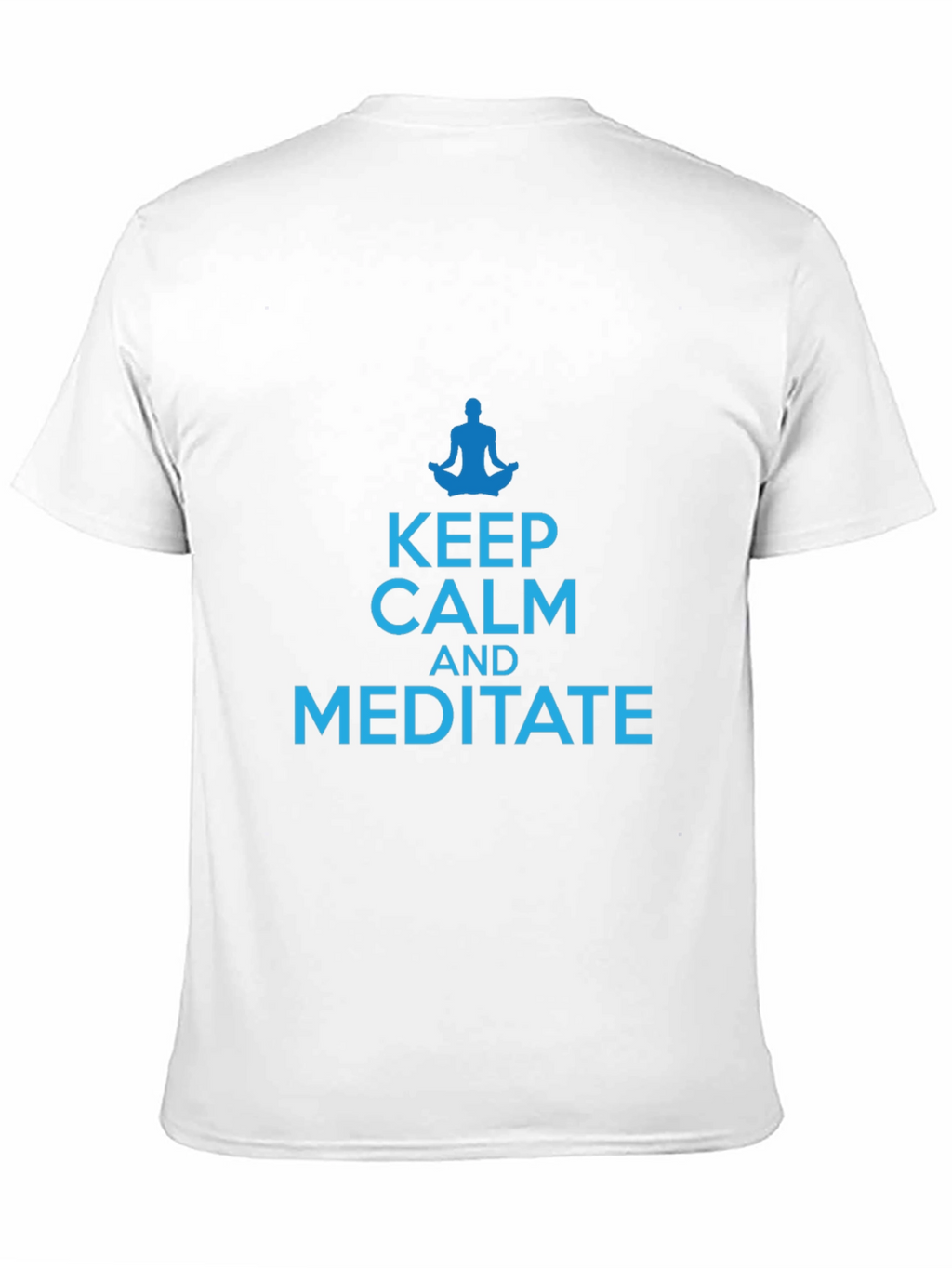 Keep Calm and Meditate Black T-Shirt