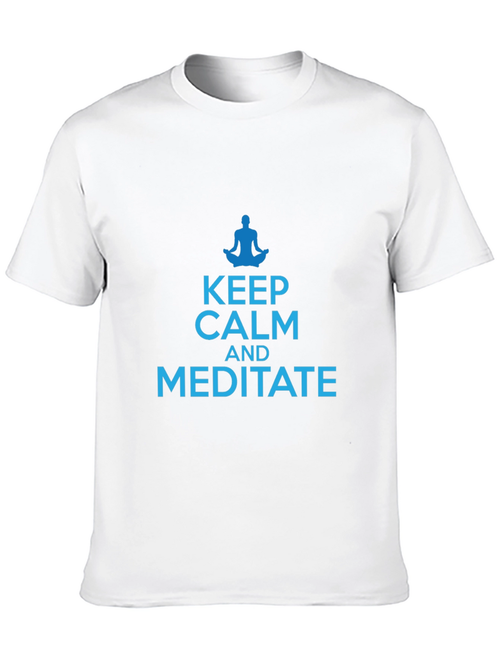 Keep Calm and Meditate Black T-Shirt
