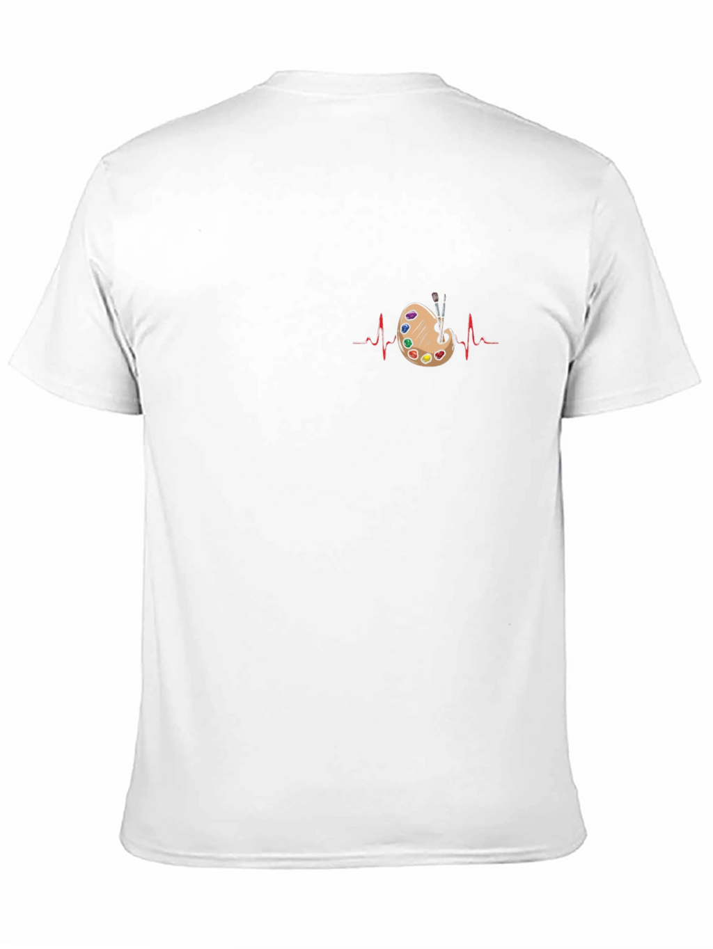 Artist Heartbeat T-Shirt - Painter Palette Tee