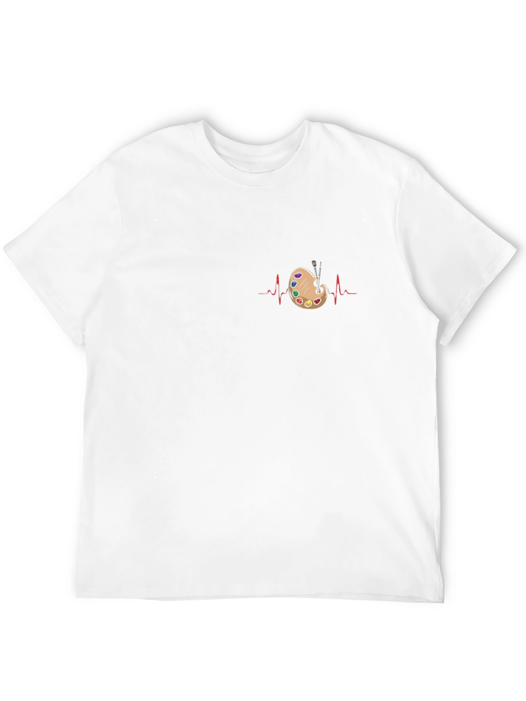 Artist Heartbeat T-Shirt - Painter Palette Tee