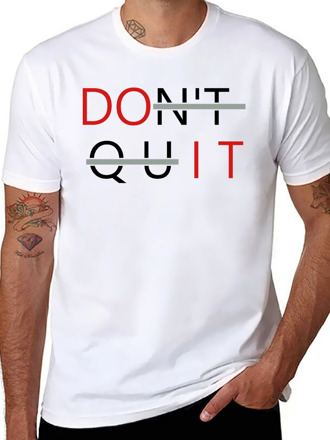Dont Quit T-Shirt - Motivational Tee