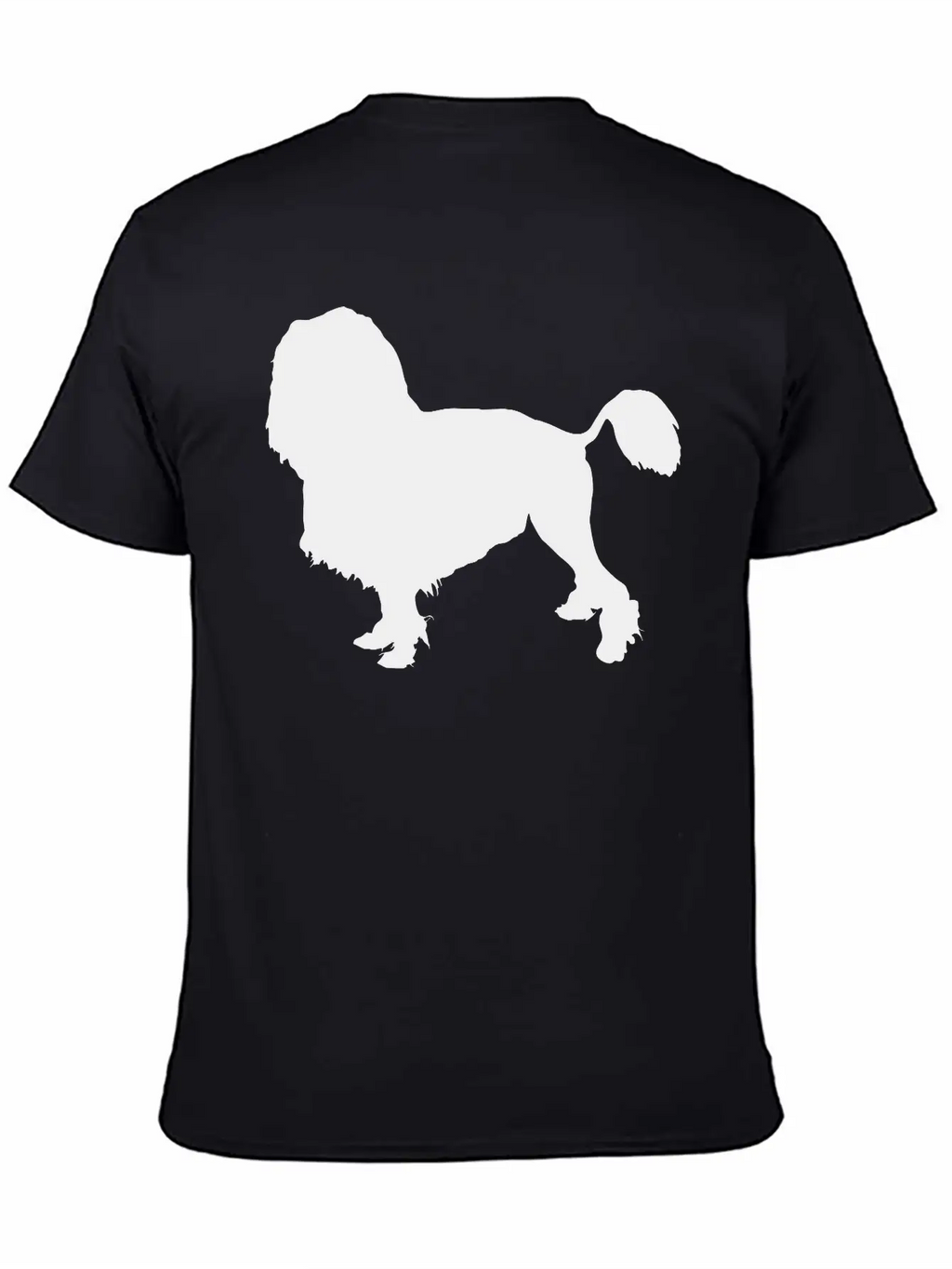 Vector Dog Silhouette Essential Cotton Tee For Daily Outfits – Unisex Style