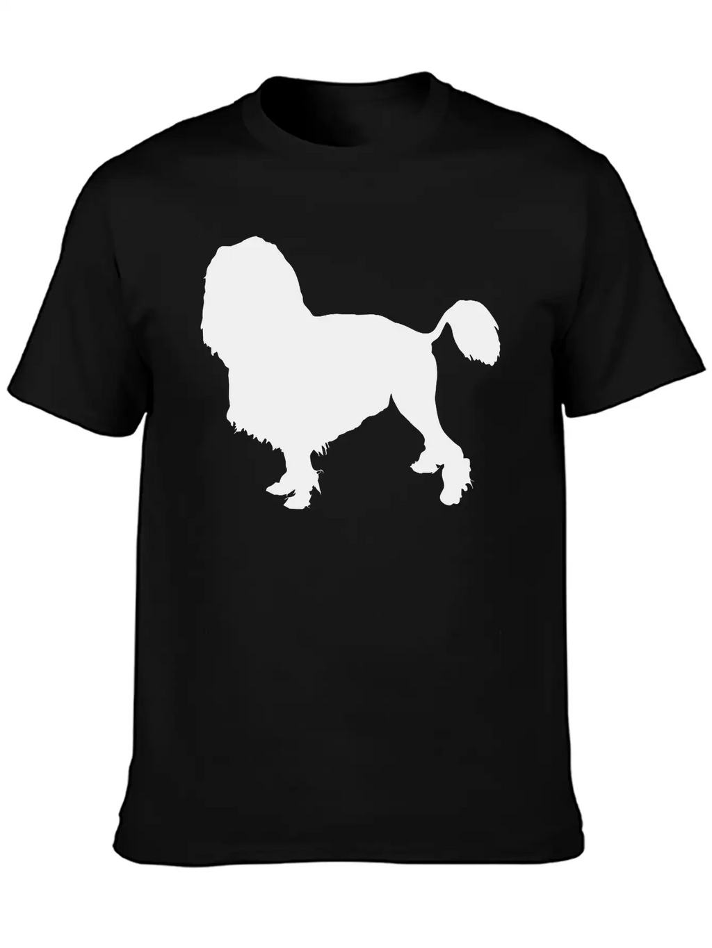 Vector Dog Silhouette Essential Cotton Tee For Daily Outfits – Unisex Style