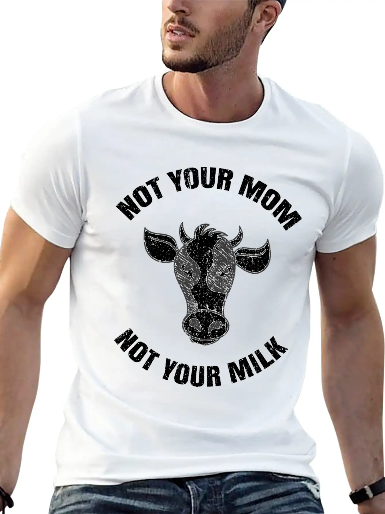 Vegan Animal Welfare Gift Veggie Organic Unisex Casual T-Shirt – Clean Design For Daily Comfort
