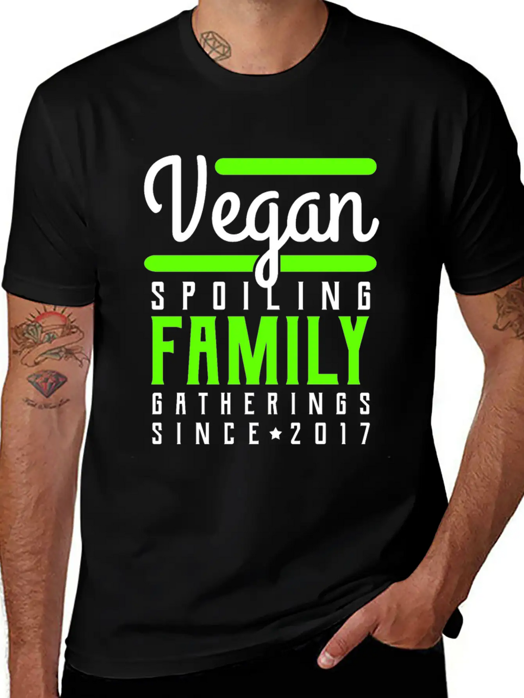 Vegan Casual Graphic T-Shirt – Simple And Comfortable Daily Wear