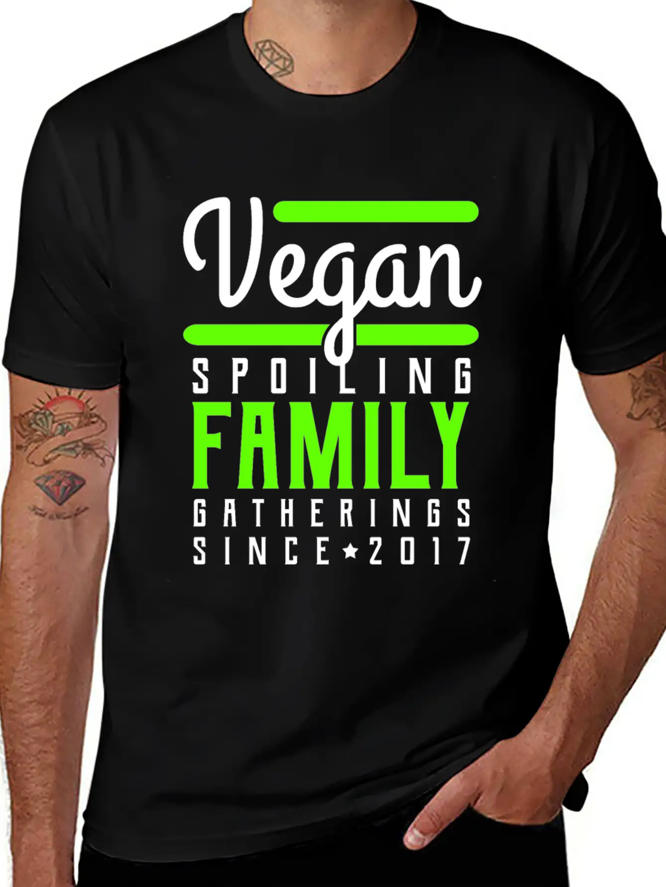 Vegan Casual Graphic T-Shirt – Simple And Comfortable Daily Wear