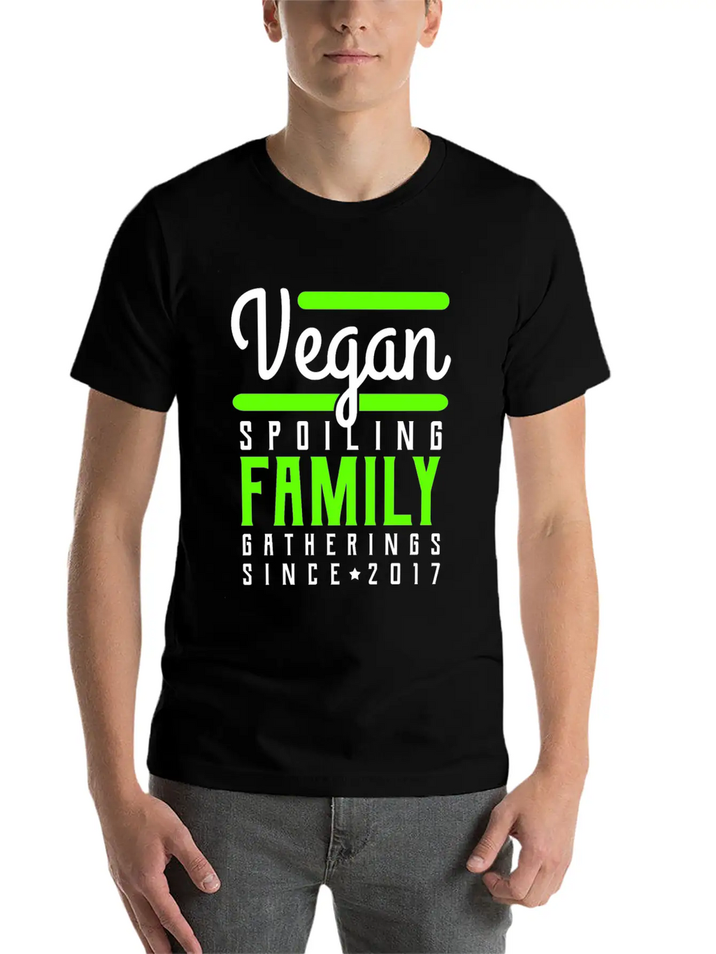 Vegan Casual Graphic T-Shirt – Simple And Comfortable Daily Wear