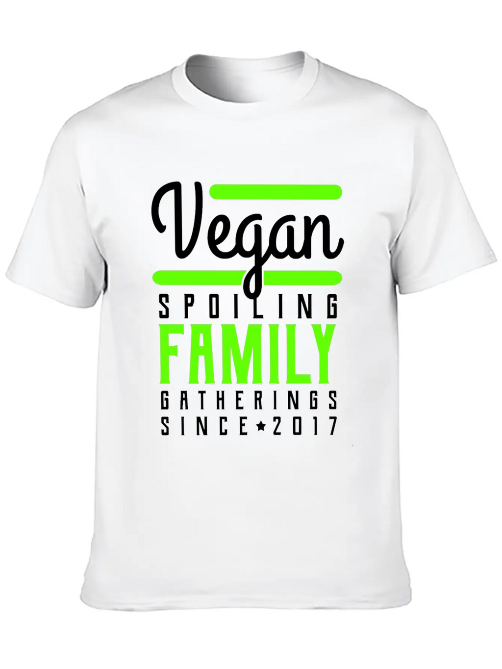 Vegan Casual Graphic T-Shirt – Simple And Comfortable Daily Wear