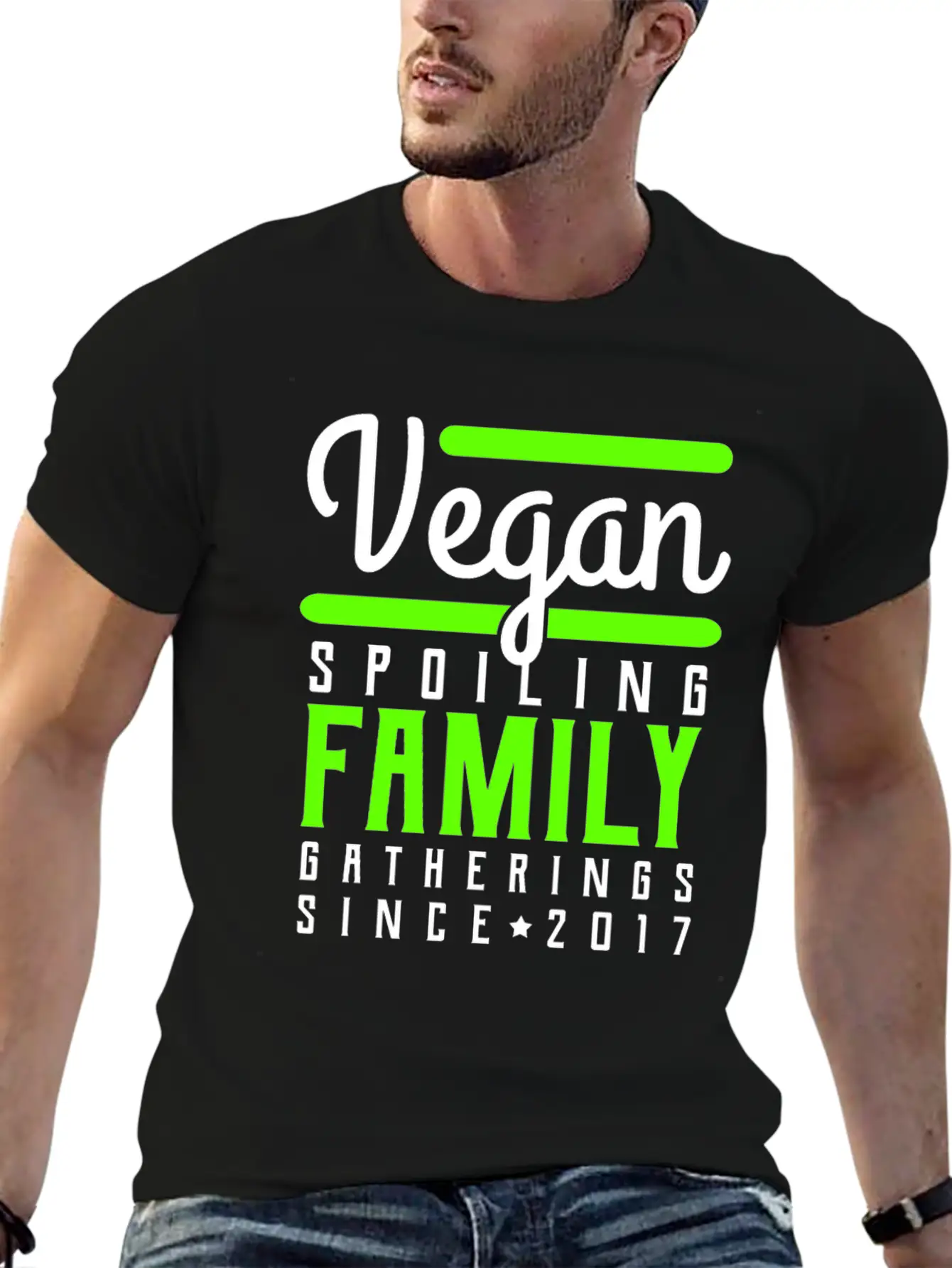 Vegan Casual Graphic T-Shirt – Simple And Comfortable Daily Wear