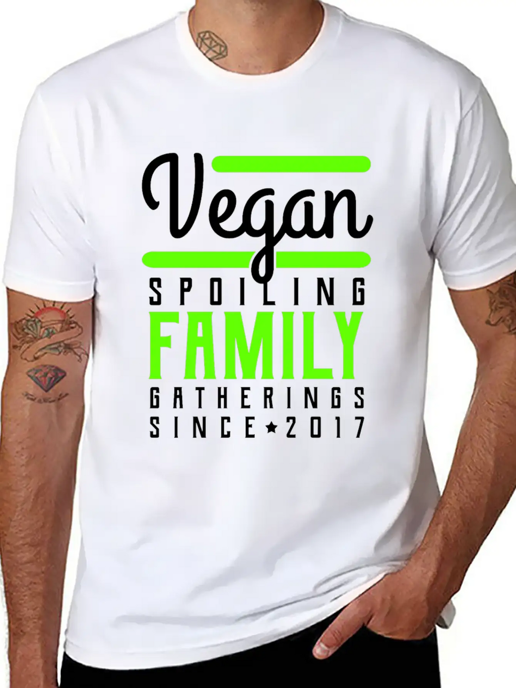 Vegan Casual Graphic T-Shirt – Simple And Comfortable Daily Wear