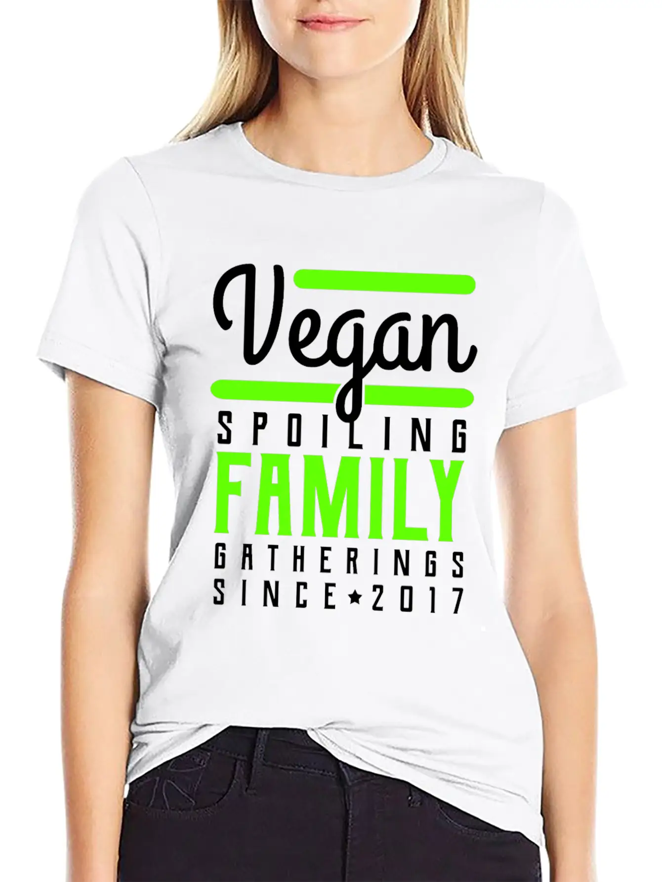 Vegan Casual Graphic T-Shirt – Simple And Comfortable Daily Wear