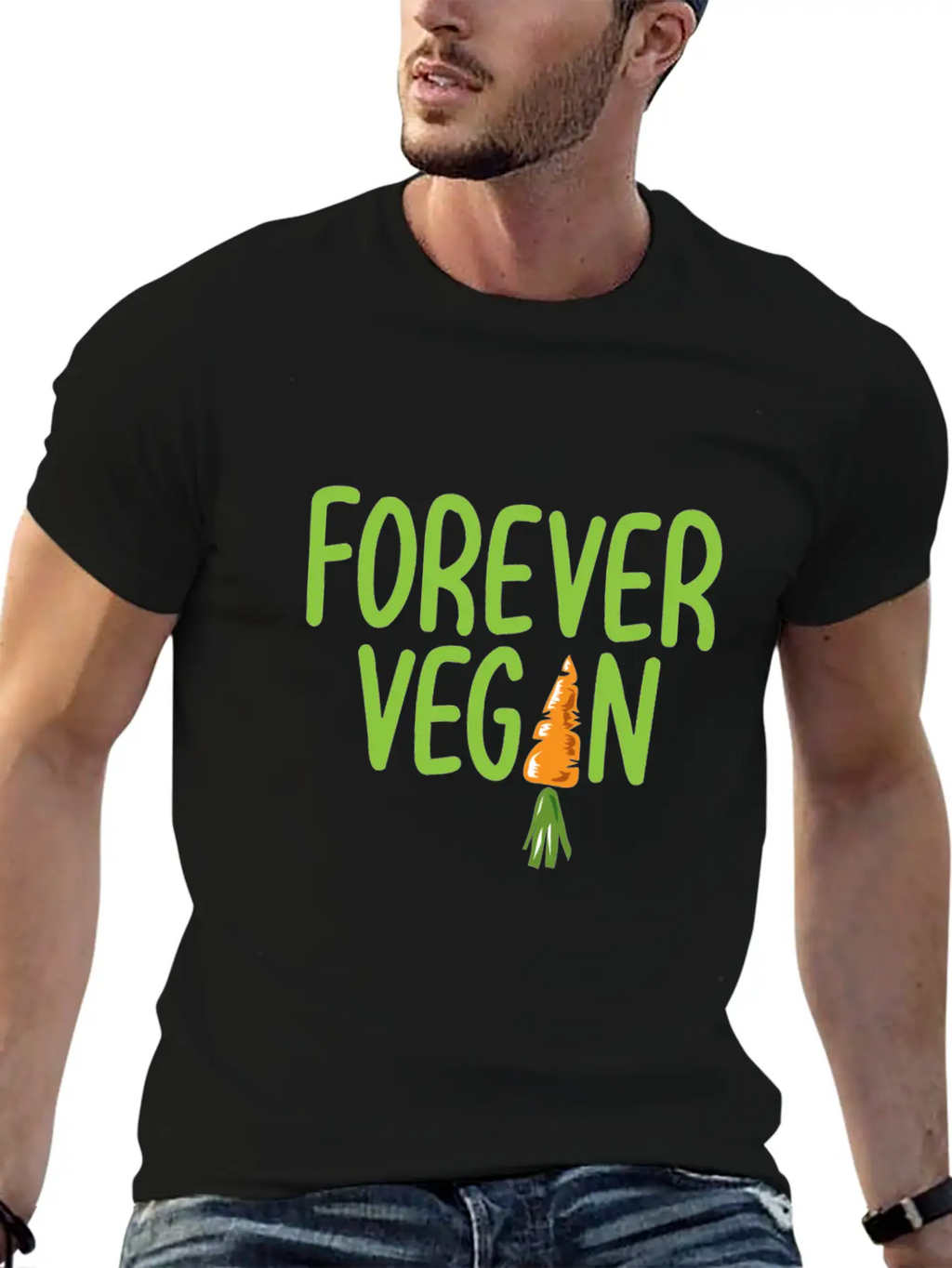 Vegan Gift Vegan Love Animals Breathable Soft Cotton T-Shirt – Timeless Casual Look