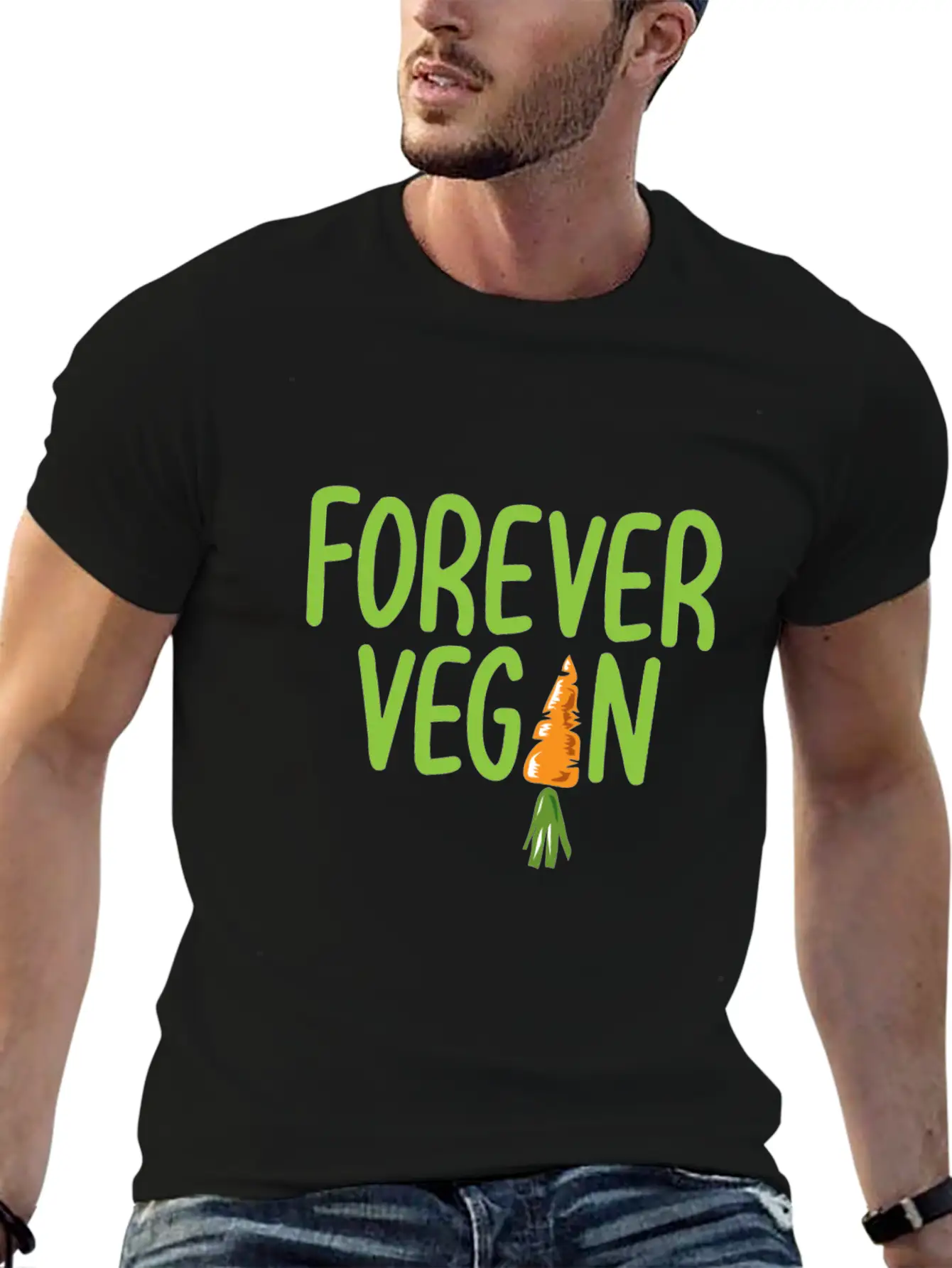 Vegan Gift Vegan Love Animals Breathable Soft Cotton T-Shirt – Timeless Casual Look