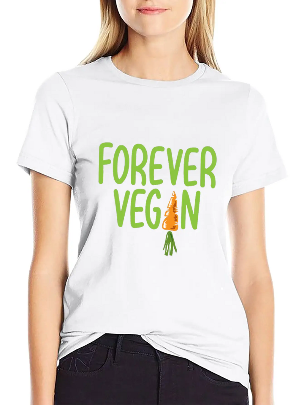 Vegan Gift Vegan Love Animals Breathable Soft Cotton T-Shirt – Timeless Casual Look