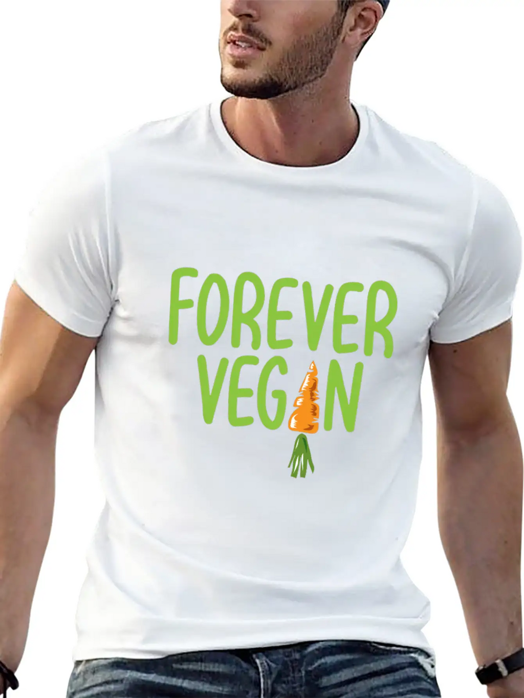 Vegan Gift Vegan Love Animals Breathable Soft Cotton T-Shirt – Timeless Casual Look