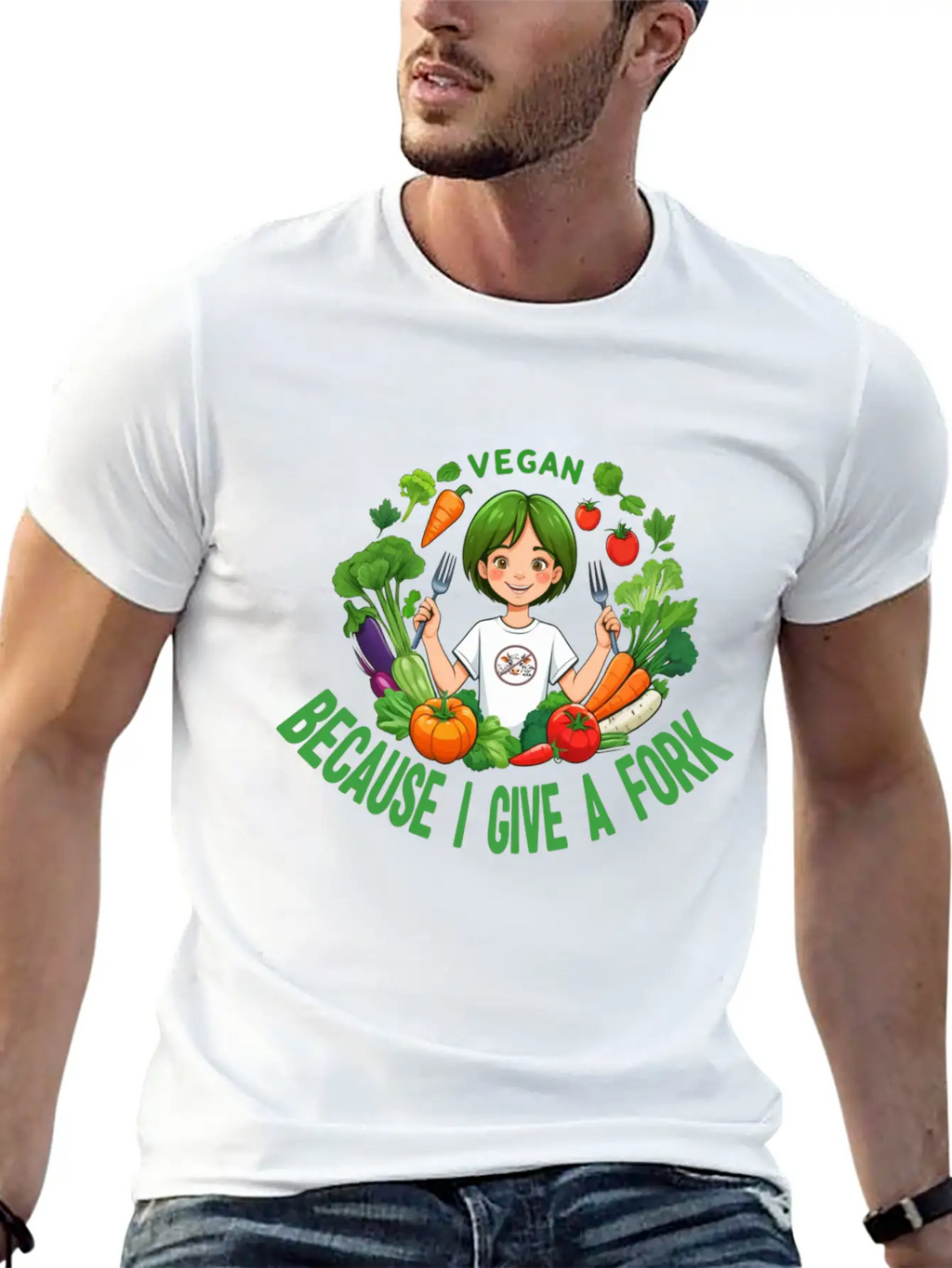 Vegan Lifestyle Unisex Casual T-Shirt – Clean Design For Daily Comfort