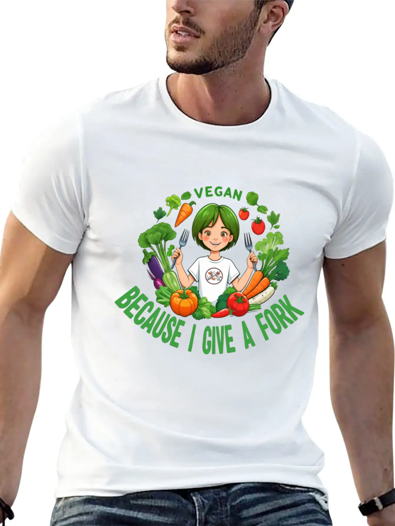 Vegan Lifestyle Unisex Casual T-Shirt – Clean Design For Daily Comfort
