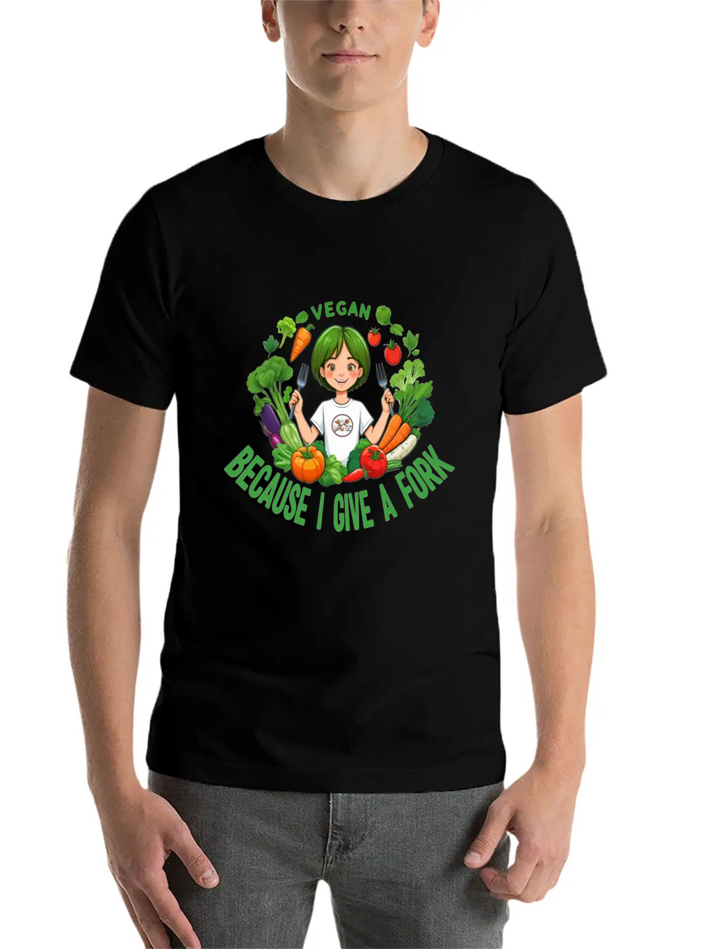 Vegan Lifestyle Unisex Casual T-Shirt – Clean Design For Daily Comfort