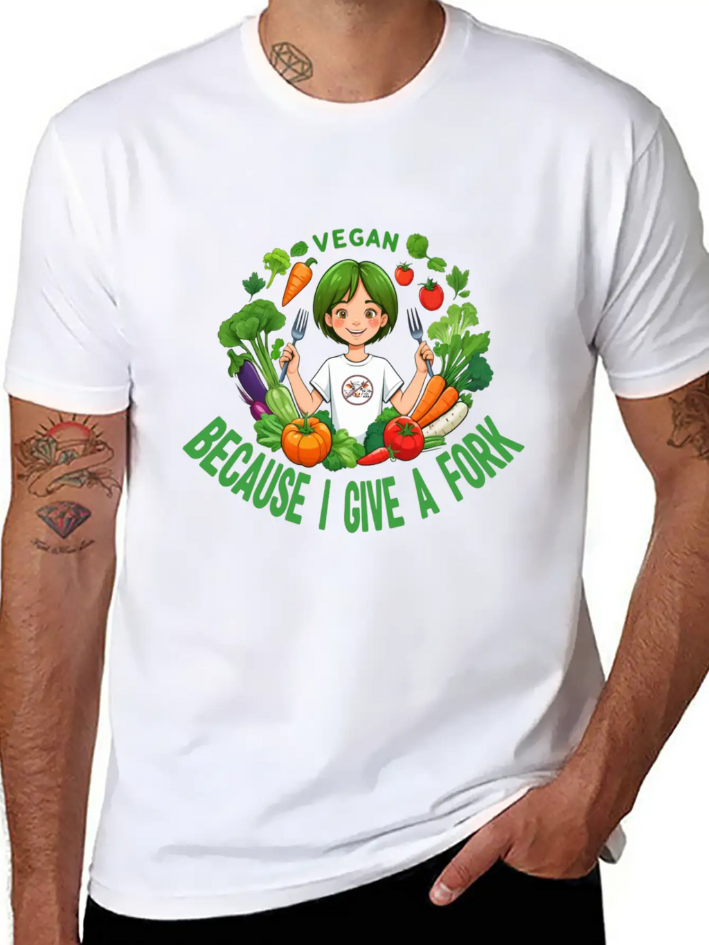 Vegan Lifestyle Unisex Casual T-Shirt – Clean Design For Daily Comfort