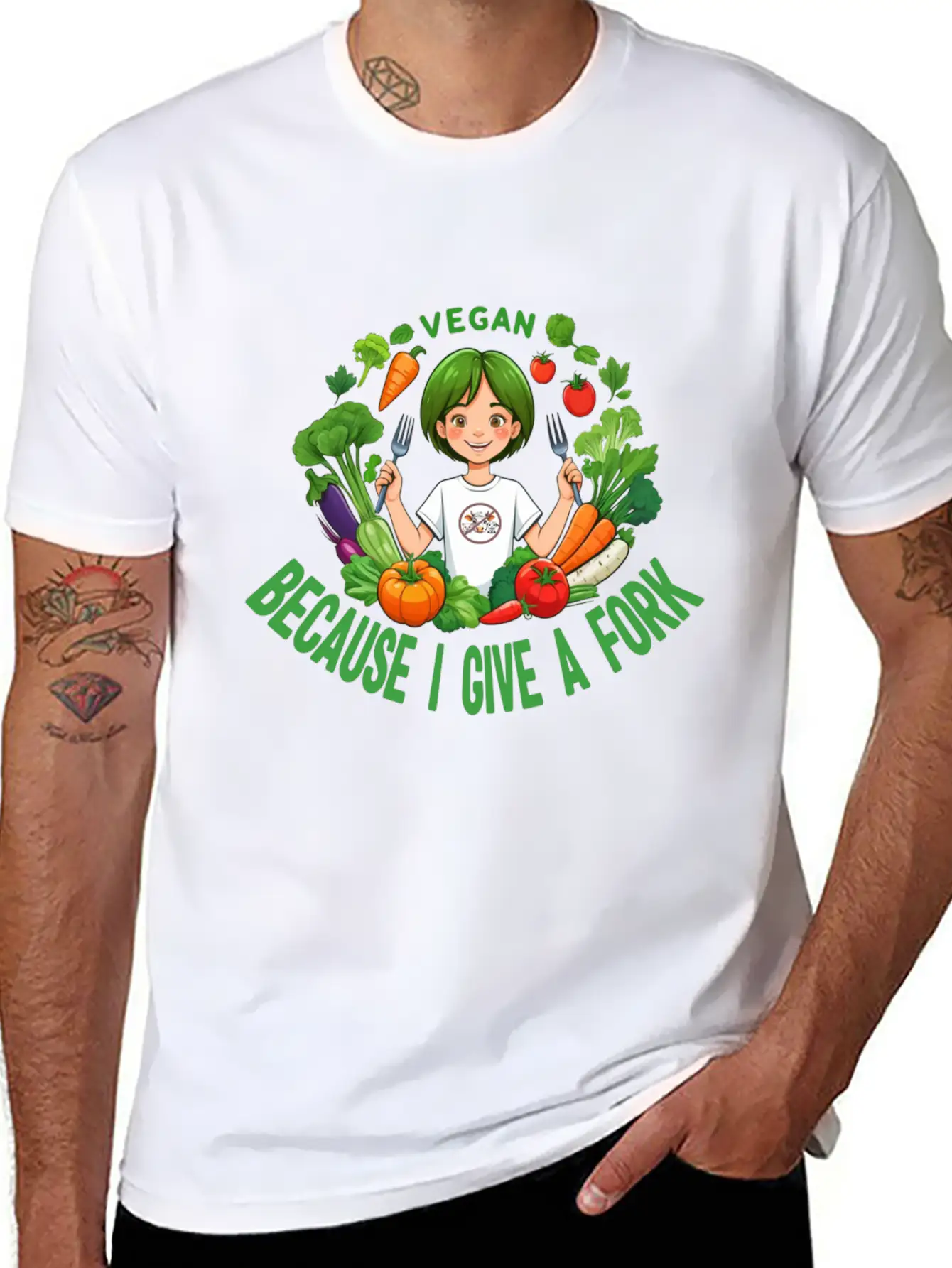 Vegan Lifestyle Unisex Casual T-Shirt – Clean Design For Daily Comfort