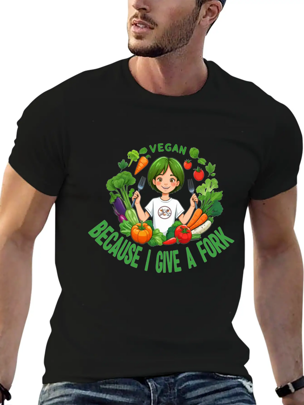 Vegan Lifestyle Unisex Casual T-Shirt – Clean Design For Daily Comfort