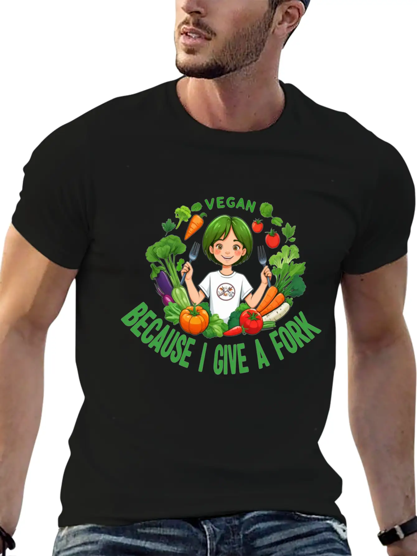 Vegan Lifestyle Unisex Casual T-Shirt – Clean Design For Daily Comfort