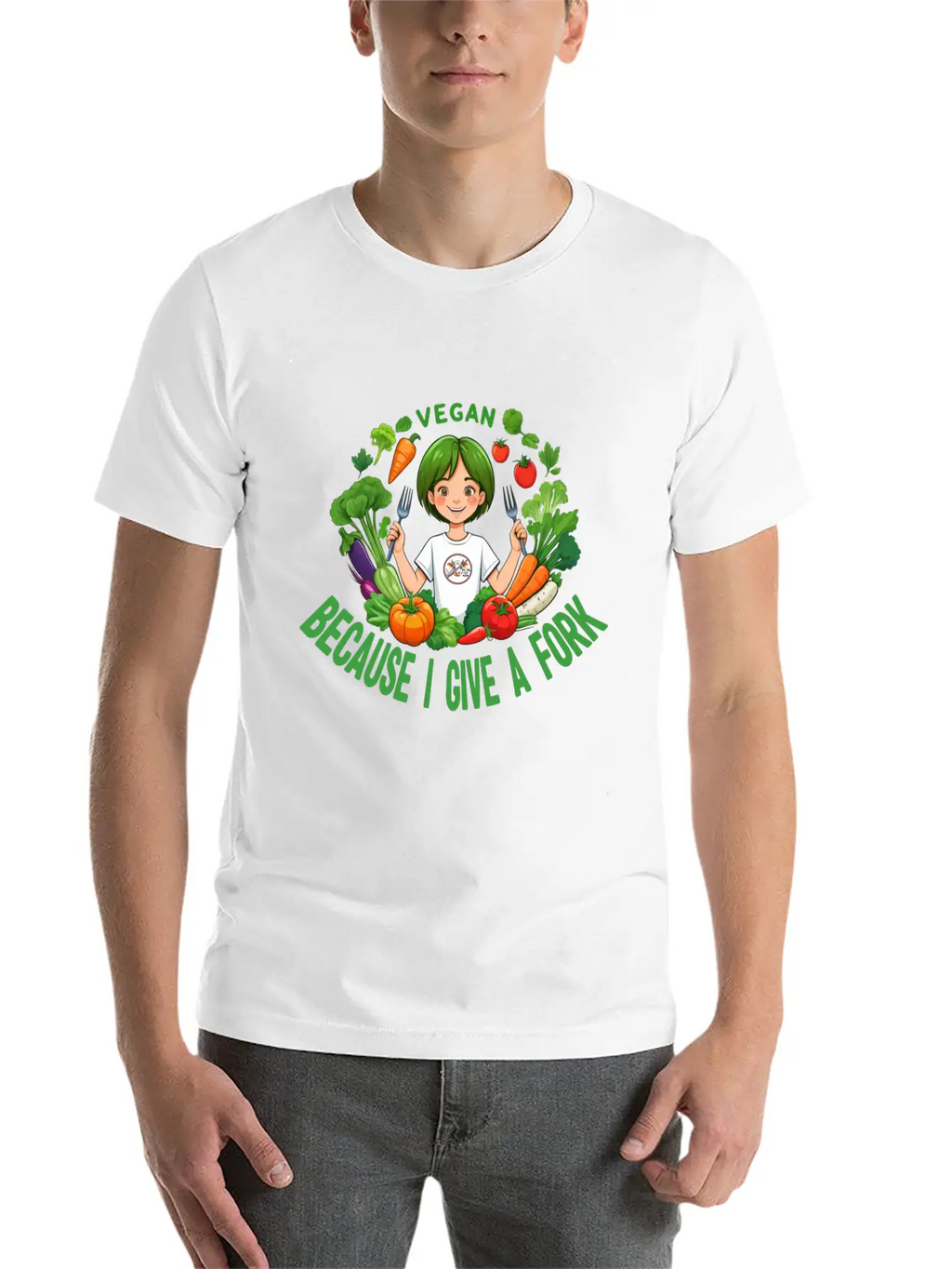 Vegan Lifestyle Unisex Casual T-Shirt – Clean Design For Daily Comfort
