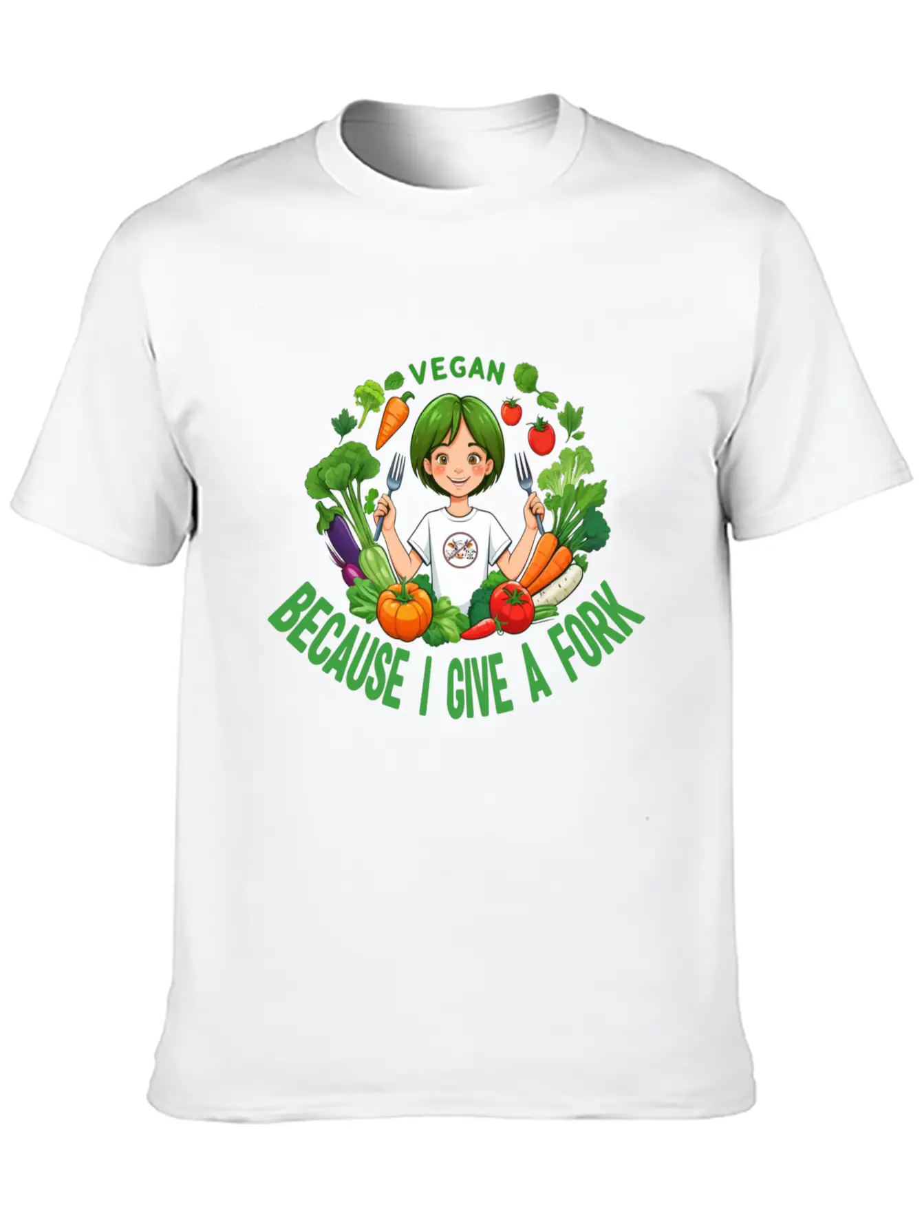 Vegan Lifestyle Unisex Casual T-Shirt – Clean Design For Daily Comfort