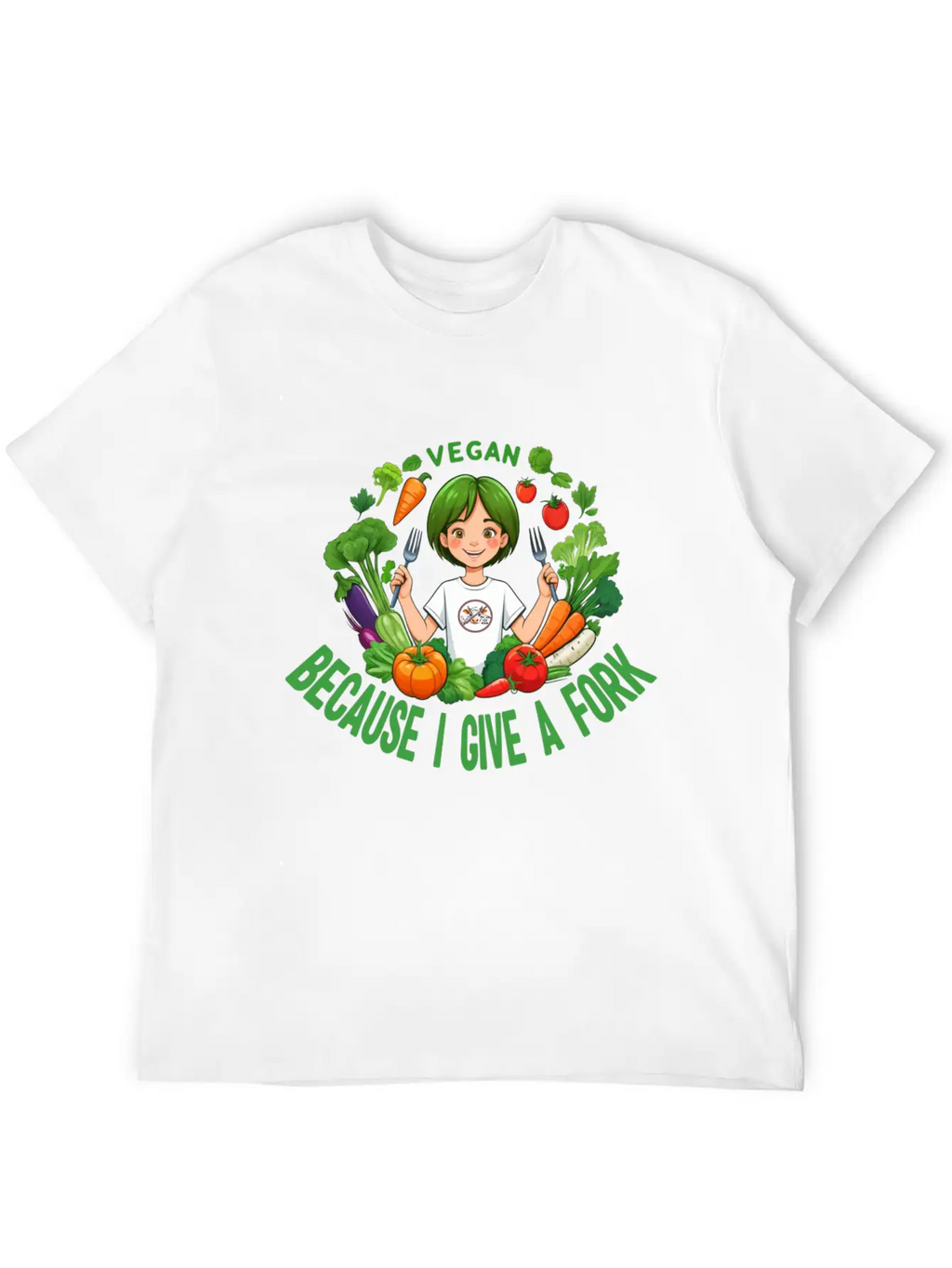 Vegan Lifestyle Unisex Casual T-Shirt – Clean Design For Daily Comfort