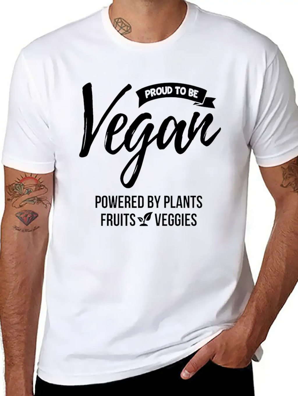 Vegan Proud Keto Paleo Essential Cotton Tee For Daily Outfits – Unisex Style