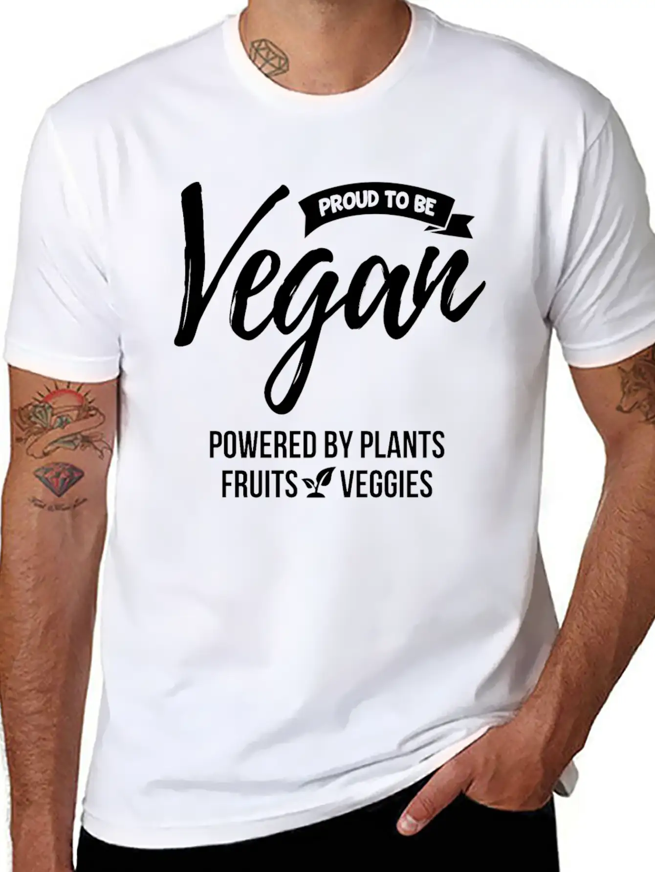 Vegan Proud Keto Paleo Essential Cotton Tee For Daily Outfits – Unisex Style