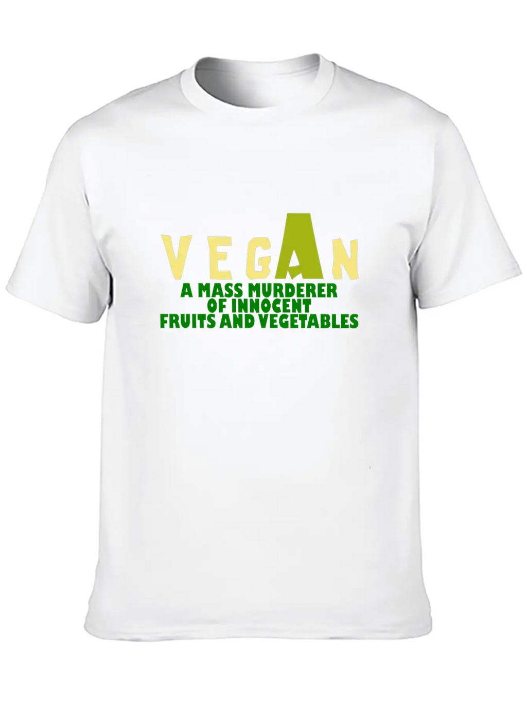 Vegan Saying Avocado Vegan Unisex Casual T-Shirt – Clean Design For Daily Comfort