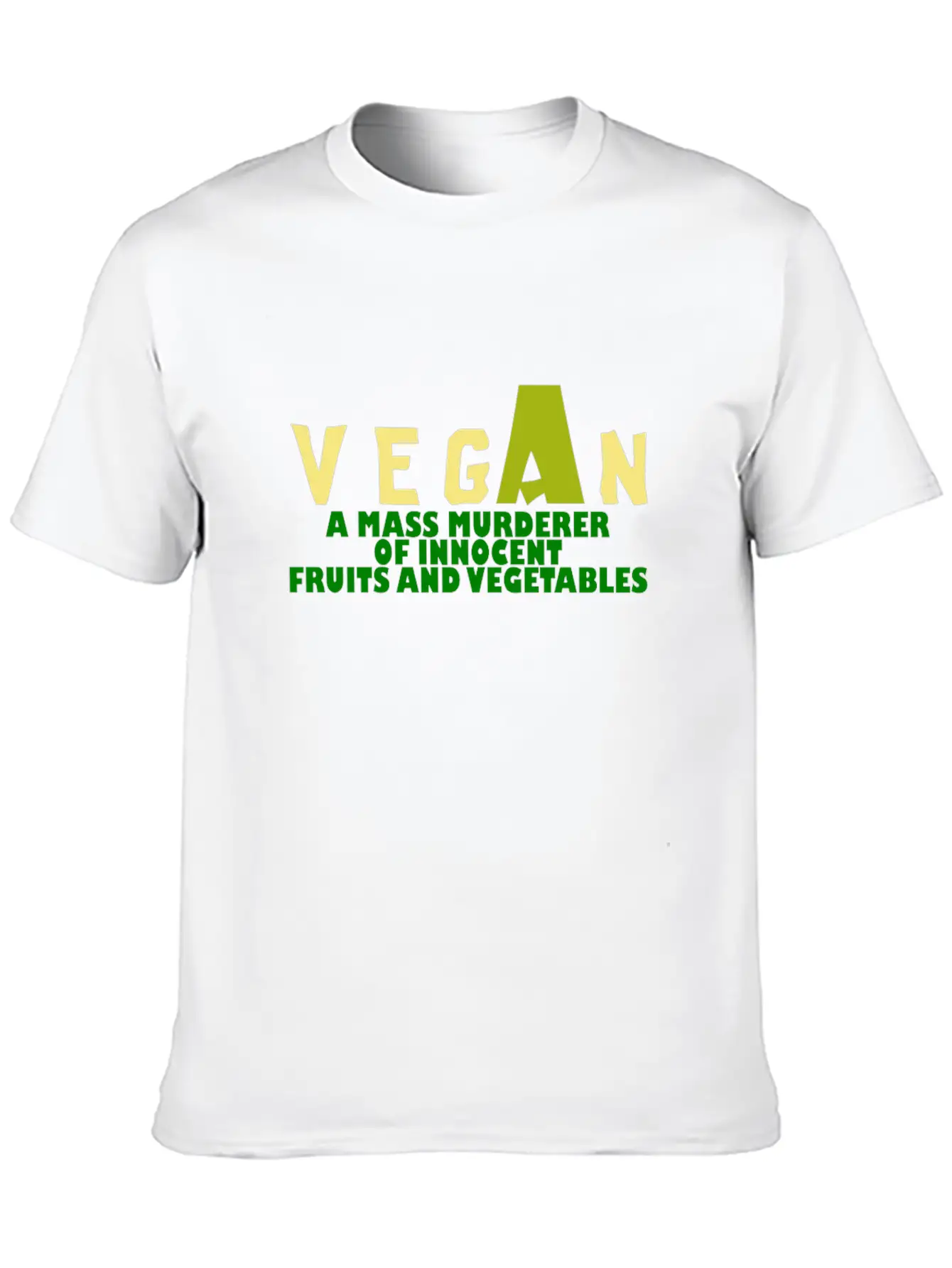 Vegan Saying Avocado Vegan Unisex Casual T-Shirt – Clean Design For Daily Comfort