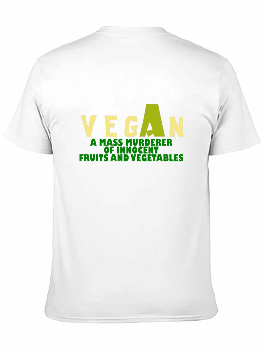 Vegan Saying Avocado Vegan Unisex Casual T-Shirt – Clean Design For Daily Comfort