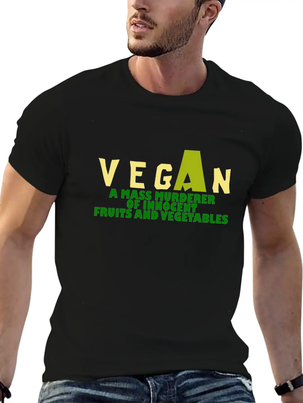 Vegan Saying Avocado Vegan Unisex Casual T-Shirt – Clean Design For Daily Comfort
